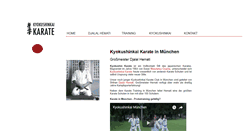 Desktop Screenshot of kyokushinkai-muenchen.de